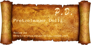 Pretzelmayer Dolli névjegykártya